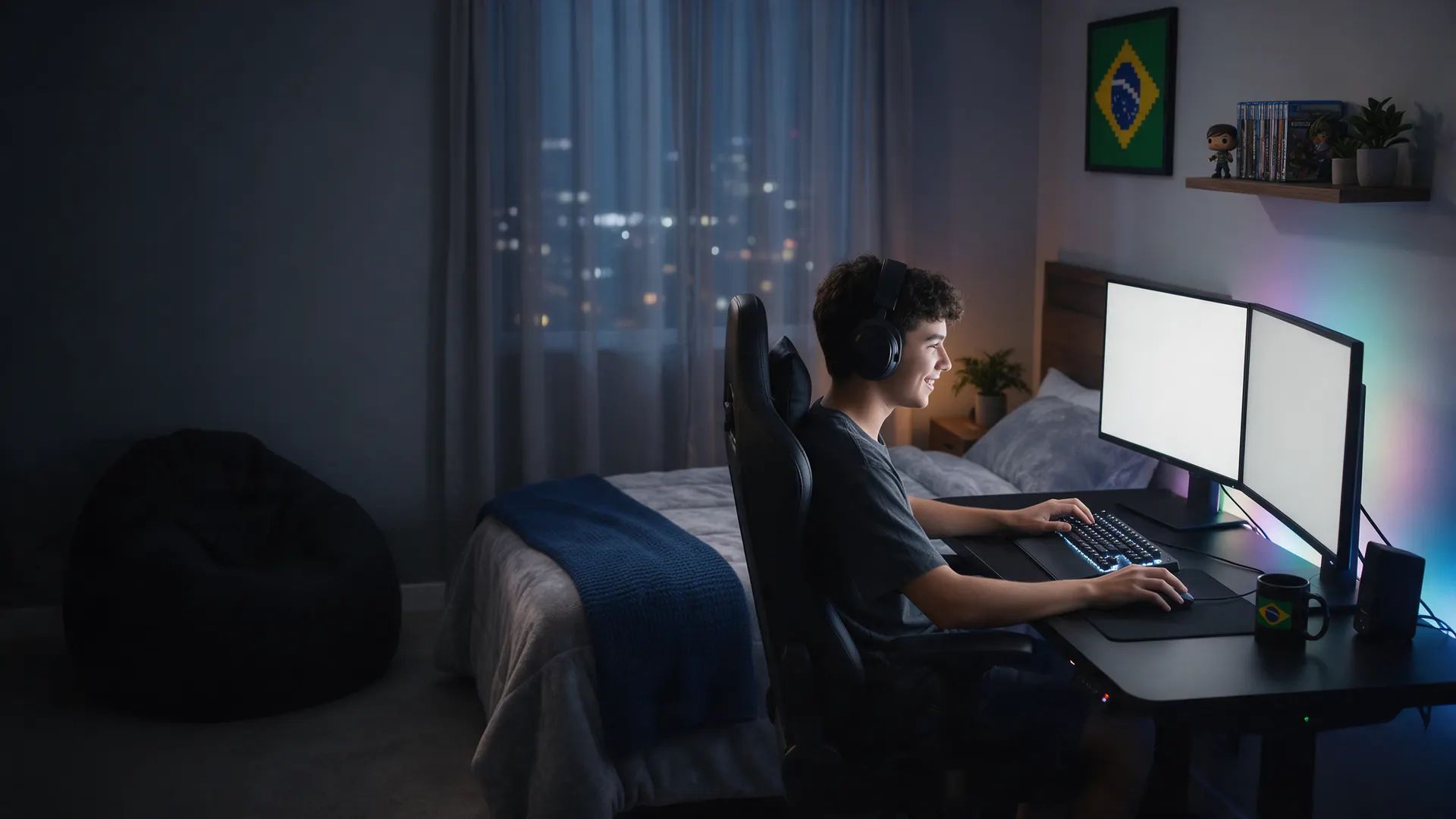 Jogue sem lag e com ping baixo, com internet fibra da Sertão Net Fibra em Crato